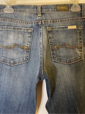 David Kahn Straight-Leg Medium Blue Denim Jeans